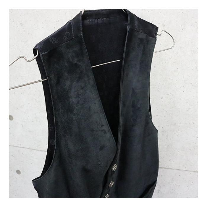 CHROME HEARTS 銀座店 クロムハーツ シルク切り替え スエード ベスト 