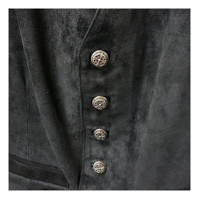 CHROME HEARTS 銀座店 クロムハーツ シルク切り替え スエード ベスト 