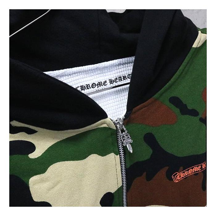 銀座店 クロムハーツ 新品 SALE PPO CAUTION ダガージップ 裏地 