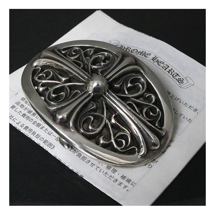 クロムハーツ インボイス付き 1.5 クラシック オーバルクロス バックル