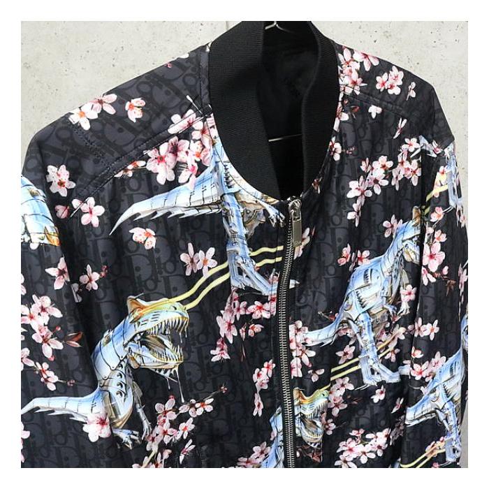 Dior Homme 美品 ボンバージャケット Ma-1トワルドジュイ Dior HOMME 銀座店 美品 ディオール SALE 空山基 グラフィック