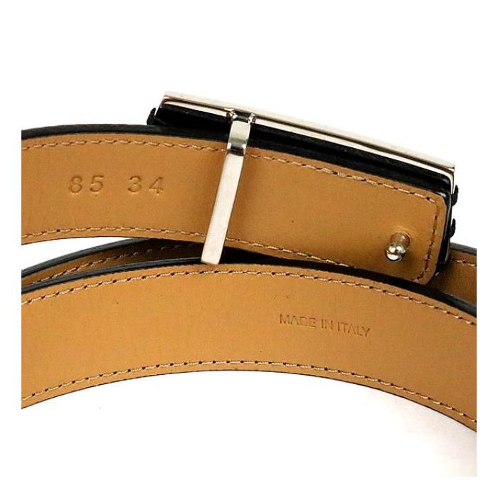 Berluti 銀座店 ベルルッティ 美品 SALE ロゴプレート レザーベルト 