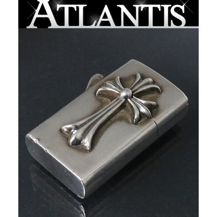 Zippo Lighter Chrome Hearts Filigree Cross Sterling Silver Zippo Lighter Chrome Hearts Filigree Cross Sterling Silver