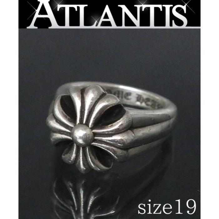 銀座店 クロムハーツ カットアウト CHプラス ラージ リング 指輪  