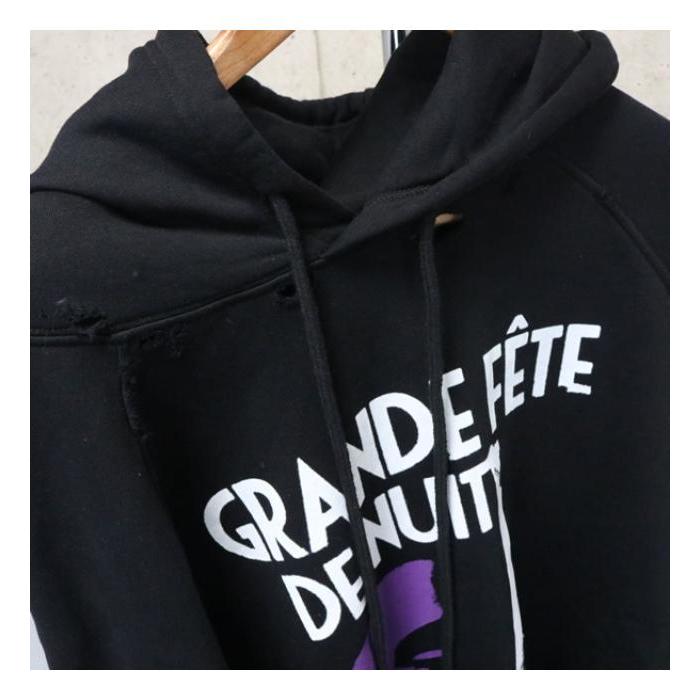 ラフシモンズ 銀座店 ラフシモンズ grande fete de nuit パーカー 裏 