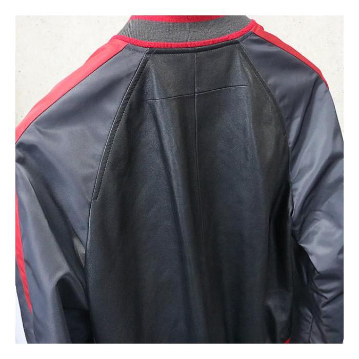 GIVENCHY 銀座店 ジバンシー レザー切り替え ボンバージャケット GIVENCHY 銀座店 ジバンシー レザー切り替え ボンバージャケット