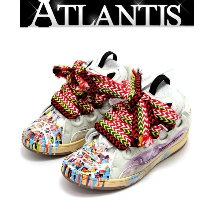 LANVIN 銀座店 ギャラリーデプト 21SS Leather Curb ペイント加工