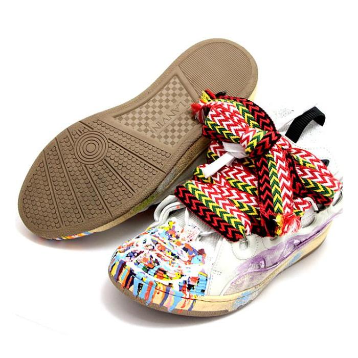 LANVIN 銀座店 ギャラリーデプト 21SS Leather Curb ペイント加工