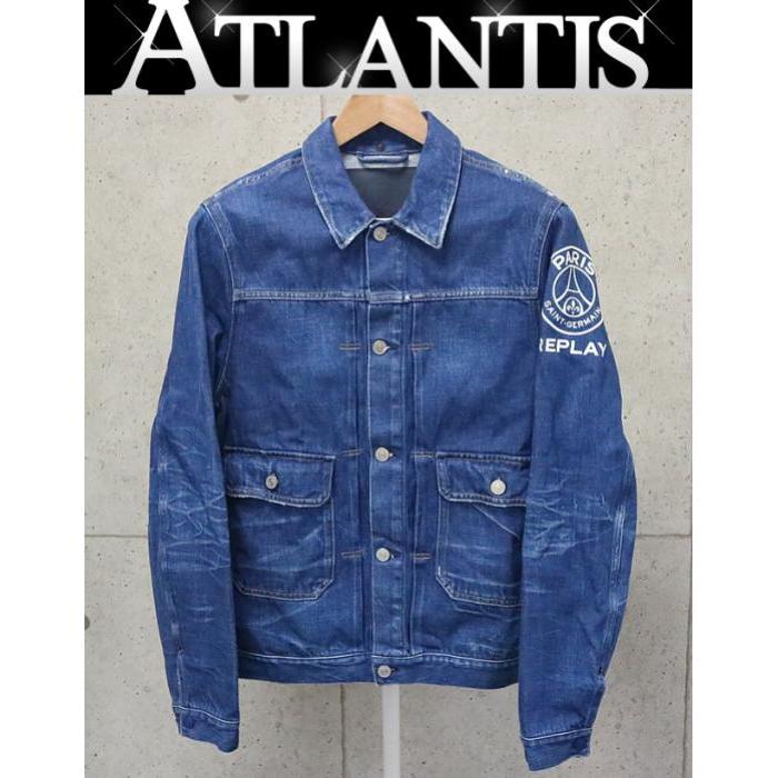 REPLAY（リプレイ） 銀座店 パリサンジェルマン デニム ジャケット