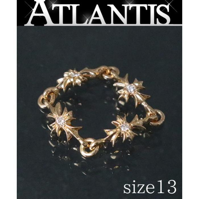 クロムハーツ タイニーE リング 指輪 ダイヤモンド 13号