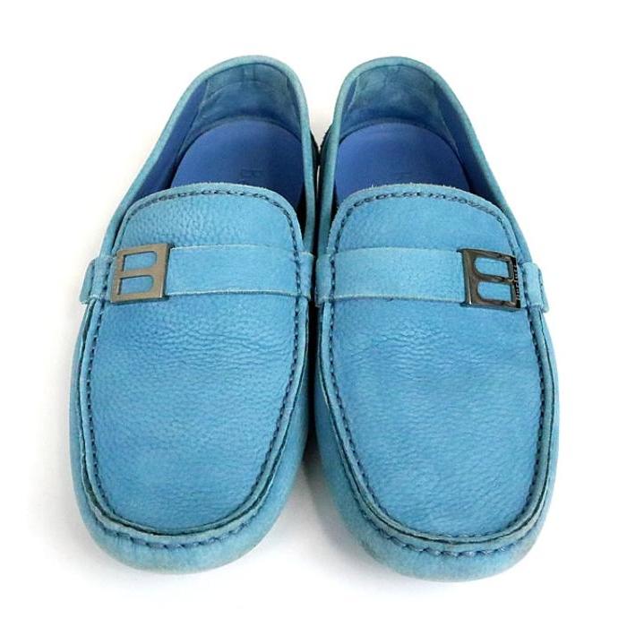 BERLUTI ベルルッティ ドライビングシューズ ブルー