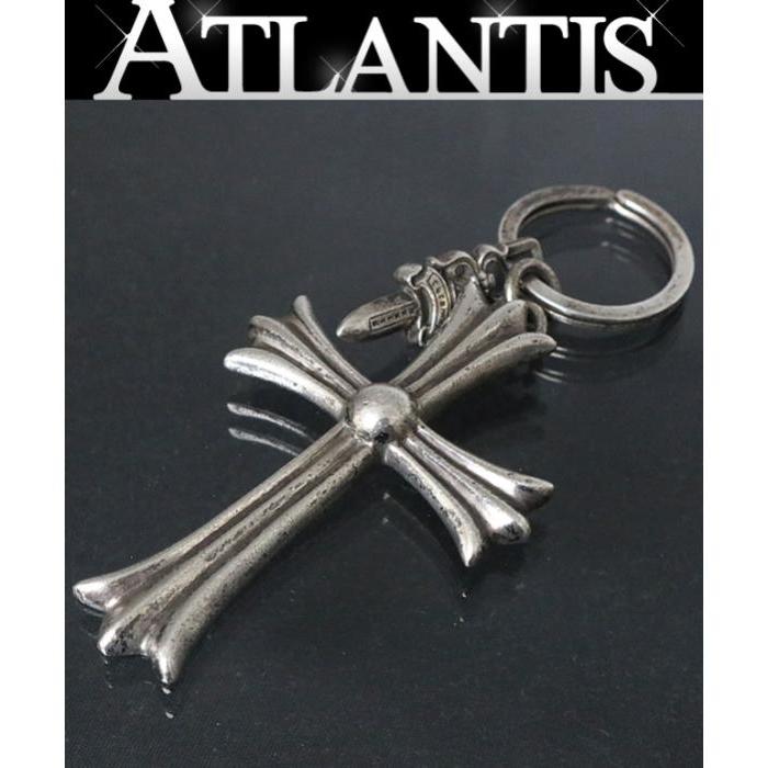 クロムハーツ　ラージクロス　ダガー　スプリットキーリング クロムハーツラージクロスダガースプリットキーリング