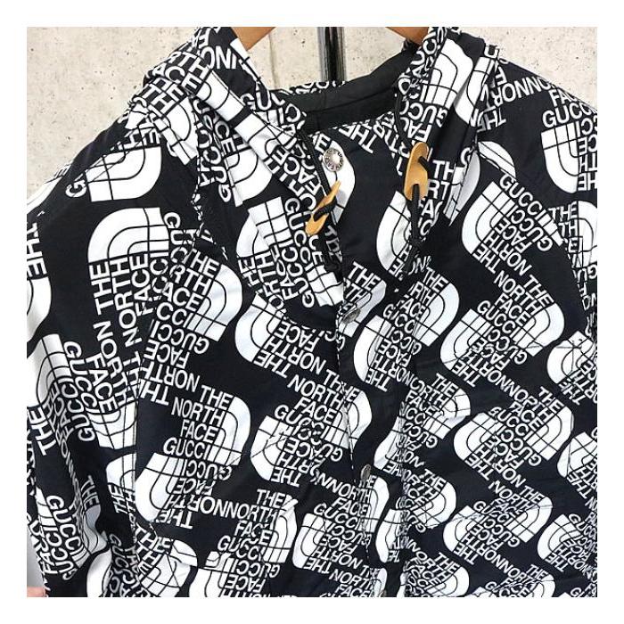 GUCCI ロゴプリント マウンテンパーカー GUCCI（グッチ） 銀座店 THE NORTH FACE コラボ ロゴ マウンテン