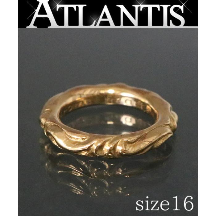 CHROME HEARTS 銀座店 クロムハーツ 22K スクロールバンド リング 指輪  