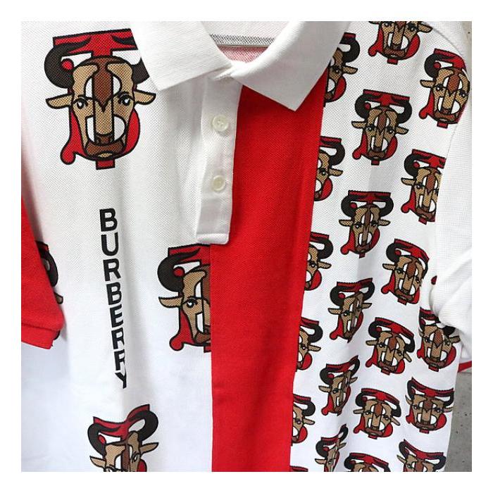 BURBERRY（バーバリー） 銀座店 美品 ロゴ ポロシャツ メンズ 半袖