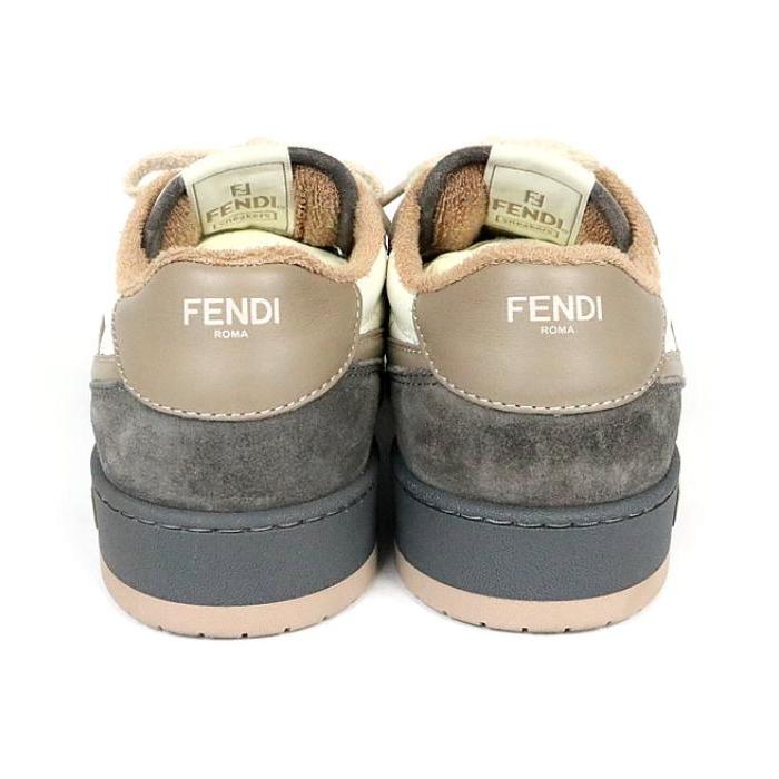 FENDI（フェンディ） 銀座店 美品 マッチ グレー スエード ロートップ 