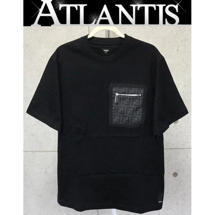 FENDI（フェンディ） 銀座店 美品 ジャージー ロゴ Tシャツ メンズ