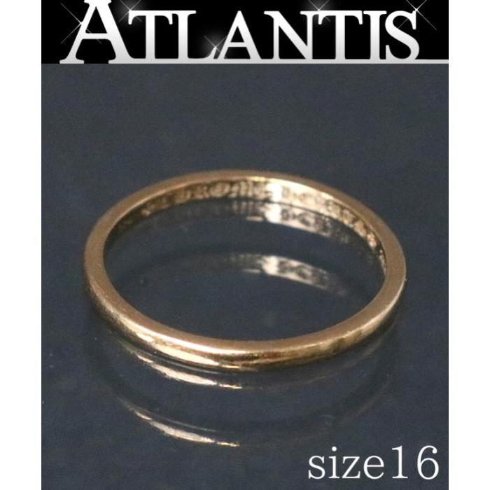 銀座店 クロムハーツ 22K バブルガム ウェディングリング 指輪 