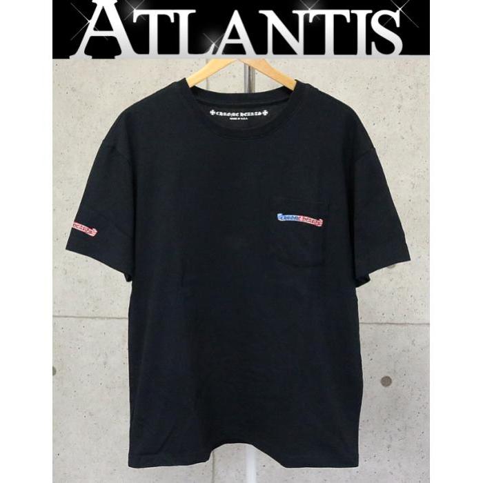 CHROME HEARTS クロムハーツ Tシャツ アメリカンフラッグ 黒