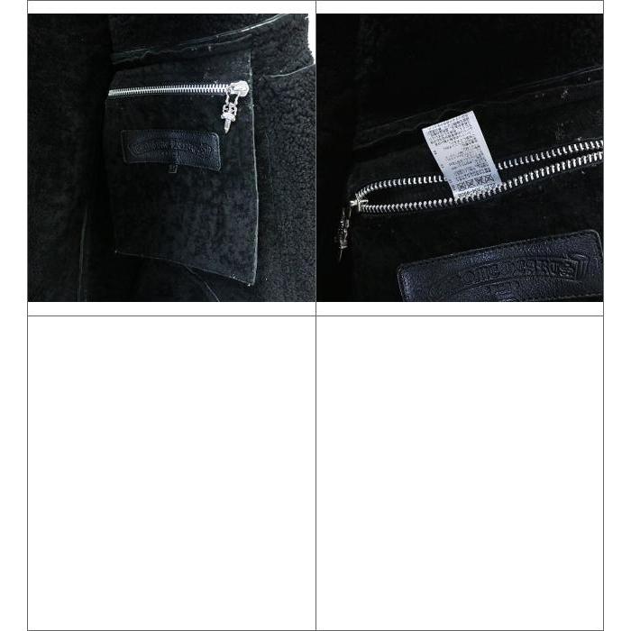 Chrome Hearts 黒の刺繍入りコート・ジャケット L atlantis_092828