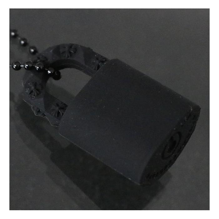 クロムハーツChrome Hearts 2023南京錠ラバーネックレス クロムハーツ シリコンラバー 南京錠 ペンダント ネックレス