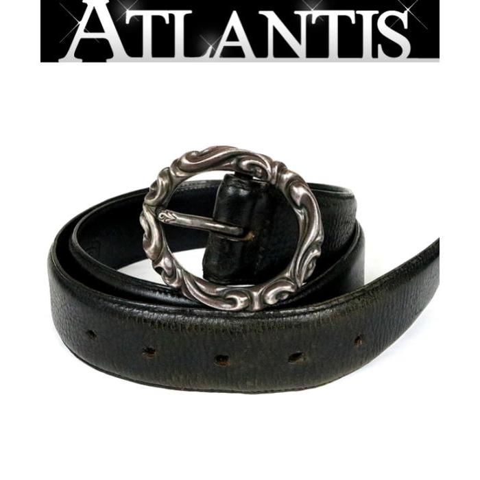 CHROME HEARTS 銀座店 クロムハーツ 1.5 スクロール ベルト レザー  