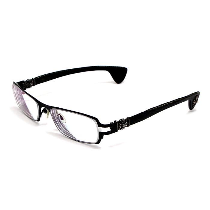 クロムハーツ M.DIVER レザーテンプルCHプラス眼鏡
