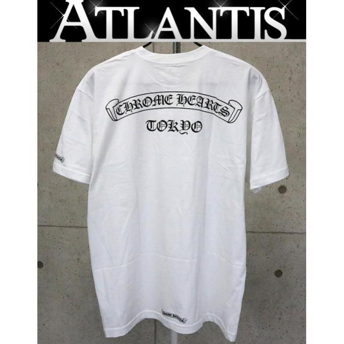 Chrome Hearts クロムハーツ スクロールラベル ロゴ Tシャツ XL