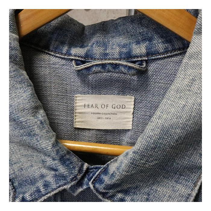 Fear of God 4th 2015-2016 ブルーデニムジャケット L