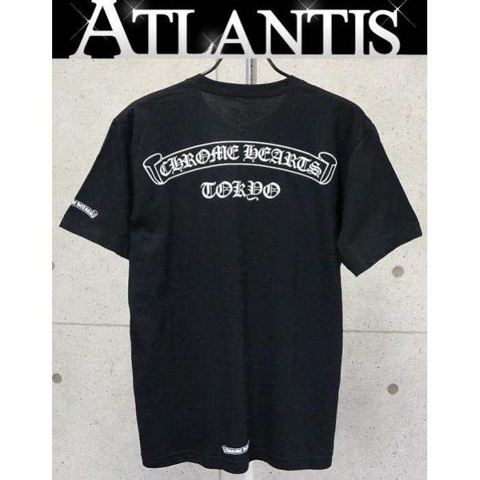 【 Lサイズ 黒 スクロールラベル】Chrome Hearts Tシャツ CHROME HEARTS 新品正規品 クロムハーツ Tシャツ スクロール