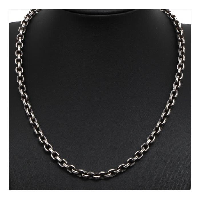 クロムハーツ ペーパーチェーン ネックレス 16インチ ネックレス シルバー