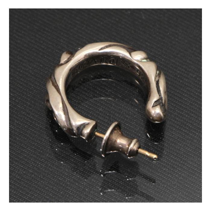 クロムハーツ　フープスクロールピアス シルバー925(CO) CHROME HEARTS 銀座店 クロムハーツ スクロール フープ ピアス
