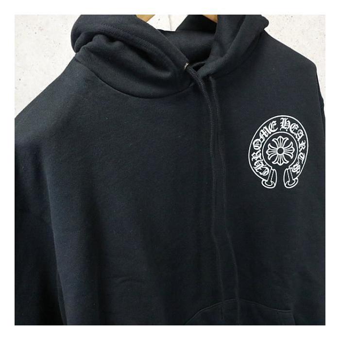 chromehearts パーカー ブラック 裏起毛 CHROME HEARTS（クロムハーツ） 銀座店 新品 ホースシュー TOKYO ロゴ