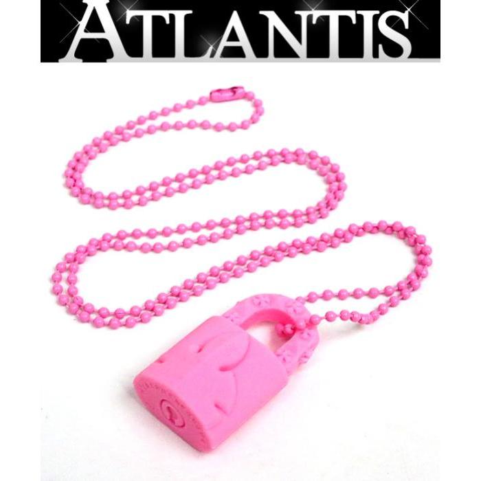 【美品】CHROME HEARTS ラバー ネックレス【南京錠】 CHROME HEARTS（クロムハーツ） 銀座店 美品 南京錠 ラバー ネックレス