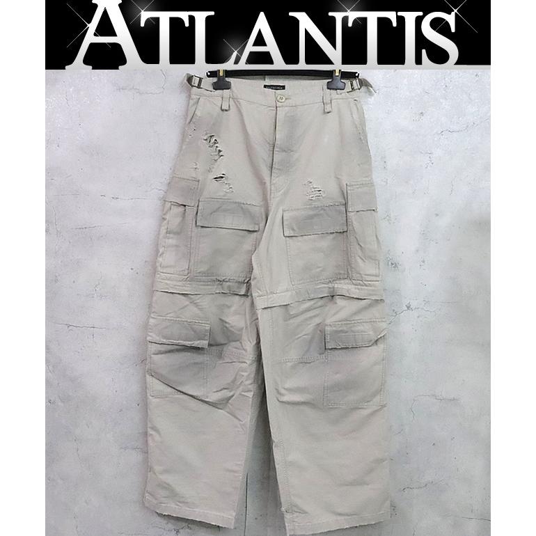 BALENCIAGA 新宿店 バレンシアガ ダメージ加工 ラージカーゴパンツ