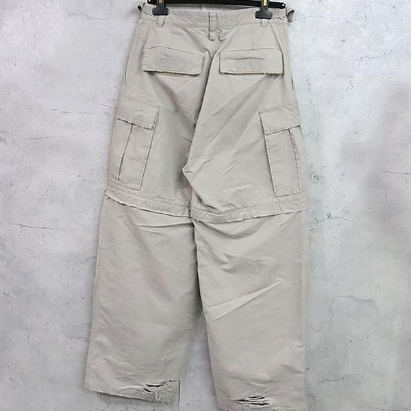 BALENCIAGA ダメージ ラージ カーゴパンツ 在庫処分大セール！】BALENCIAGA 新宿店 バレンシアガ ダメージ加工