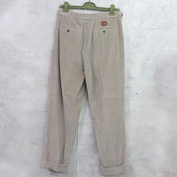 GUCCI グッチ コーデュロイパンツ ホワイト系 サイズ46 メンズ 在庫処分大セール！】GUCCI 新宿店 グッチ 新品 コーデュロイ パンツ