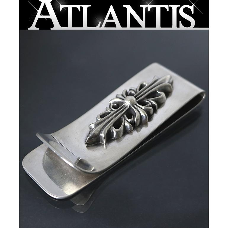 クロムハーツ ラージ フローラルクロス マネークリップ SV925 シルバー CHROME HEARTS 銀座店 クロムハーツ ラージ フローラルクロス