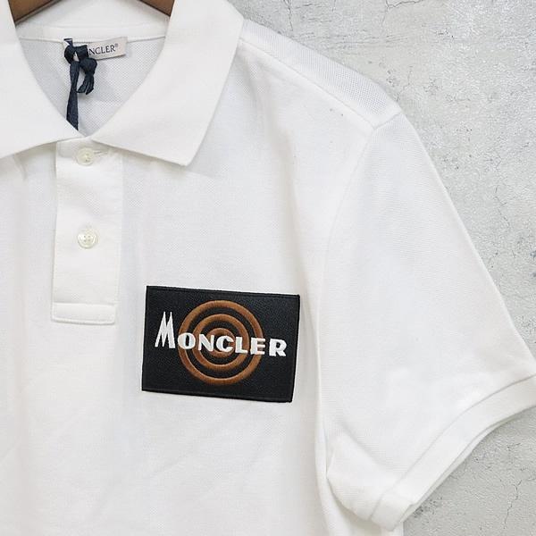 MONCLER 銀座店 モンクレール 美品 ロゴ ポロシャツ メンズ 半袖 size