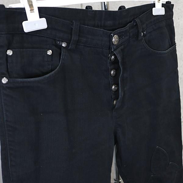 CHROME HEARTS 銀座店 クロムハーツ フレアニー ブラック デニムパンツ