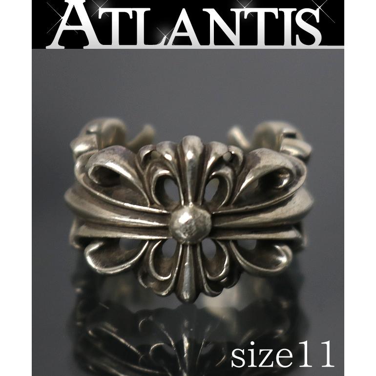 ✳︎ 国内正規品 クロムハーツ ダブルフローラルクロスリング 23号 ✳︎ CHROME HEARTS 銀座店 クロムハーツ ダブルフローラルクロス