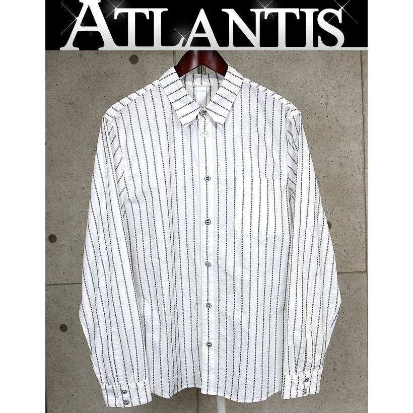 CHROME HEARTS 銀座店 クロムハーツ ロゴストライプ ボタン付き シャツ