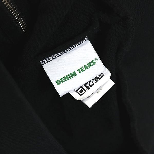 デニムティアーズ ジップパーカー ブラック Sサイズ Denim Tears 銀座店 デニムティアーズ 新品 25SS フラワー