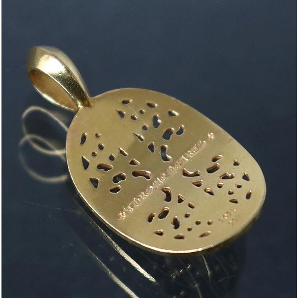 22k ゴールドクロス　メダル　オーバルネックレス CHROME HEARTS 銀座店 クロムハーツ 22K クラシック オーバル