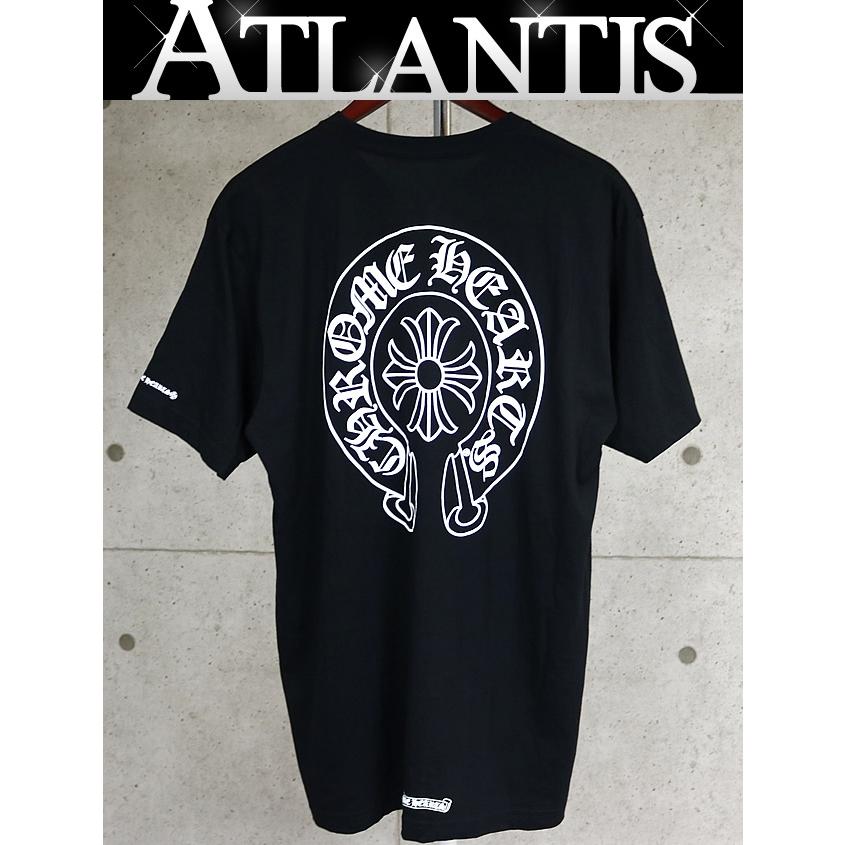 【新品】クロムハーツ（Chrome Hearts）シャツ ホースシュー ブラック CHROME HEARTS 銀座店 クロムハーツ 新品 ホースシュー プリント