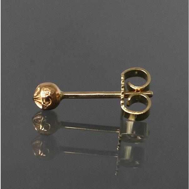 クロムハーツ クロスボール ピアス スタッドピアス イヤリング インボイス 正規 CHROME HEARTS 銀座店 クロムハーツ 新品 インボイス付き 22K