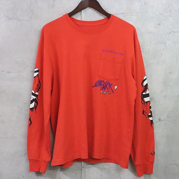 クロムハーツ 激レア　ビンテージ　正規品　蛍光オレンジ×グレー　タンクトップ CHROME HEARTS 新宿店 クロムハーツ PPO マッティボーイ SPARK