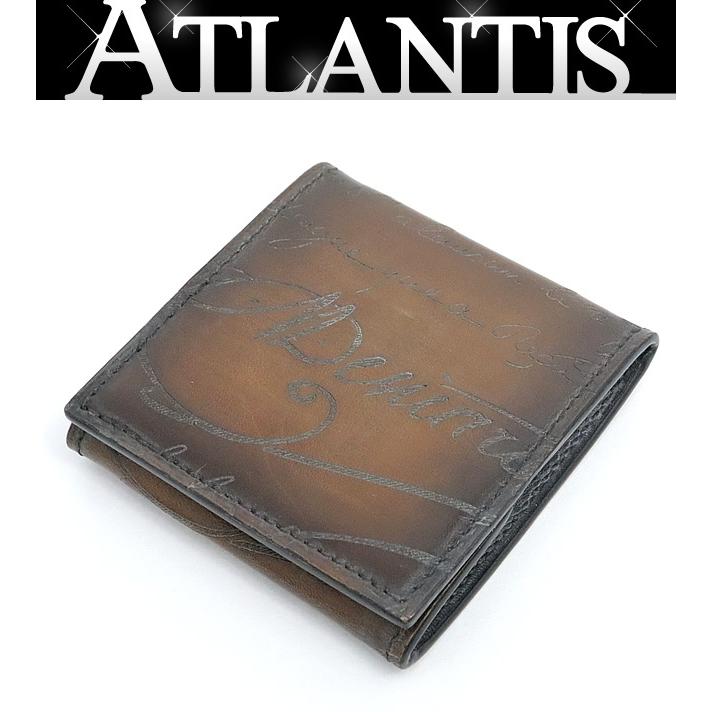 Berluti 銀座店 ベルルッティ オリジン コインケース カリグラフィ  