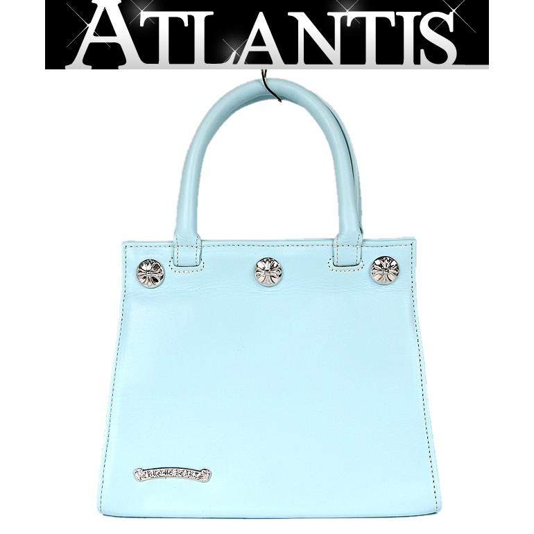 CHROME HEARTS 銀座店 クロムハーツ 新品 SALE ドリュー ハンドバッグ  クロスボール シルバー SV925 ブルー系 100413 | 