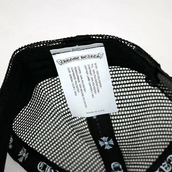 【在庫処分大セール！】CHROME HEARTS 新宿店 クロムハーツ 新品 オンライン限定 クロスパッチ トラッカーキャップ メンズ SV925 黒/マルチカラー 30239の画像